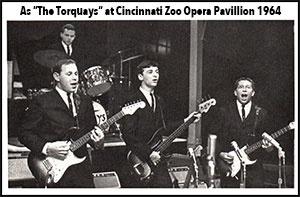 George Makrauer with "The Torquays" at the Cincinnati Zoo Opera Pavillion.