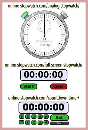 analog stop watch