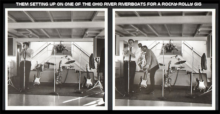 Setting up on Ohio River party boat