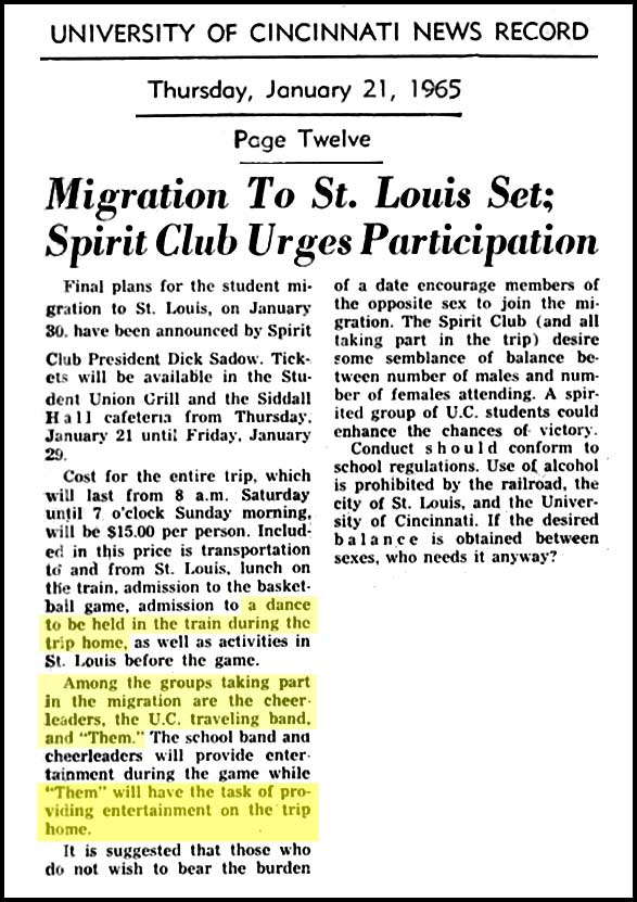 Article in UC Newsrecord